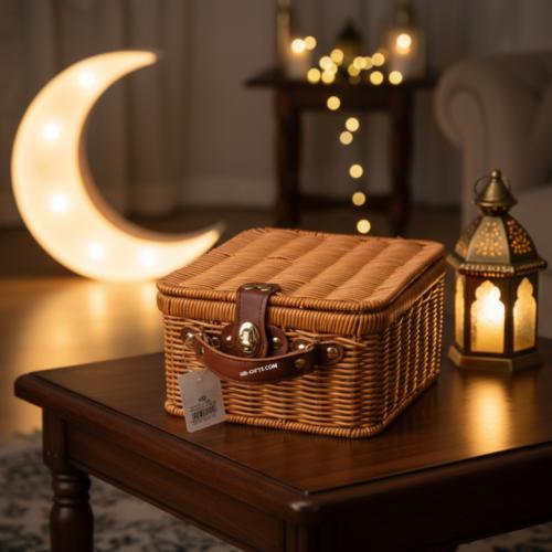 حقيبه خوص انيقة لتقديم الهدايا والتوزيعات - علب هد...