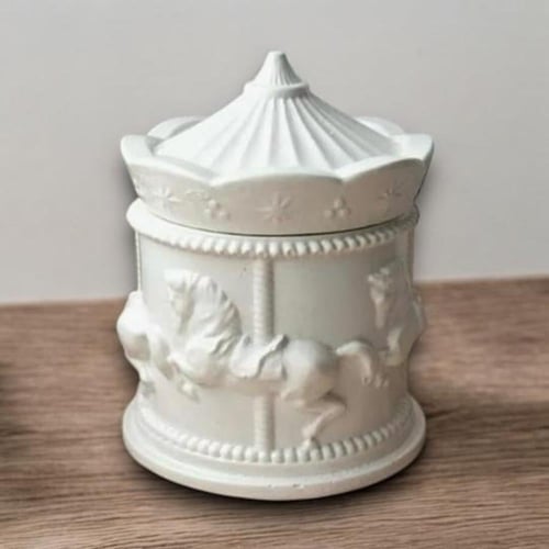 مجموعة من 12 قطعة من صناديق التخزين الدائرية من ال...