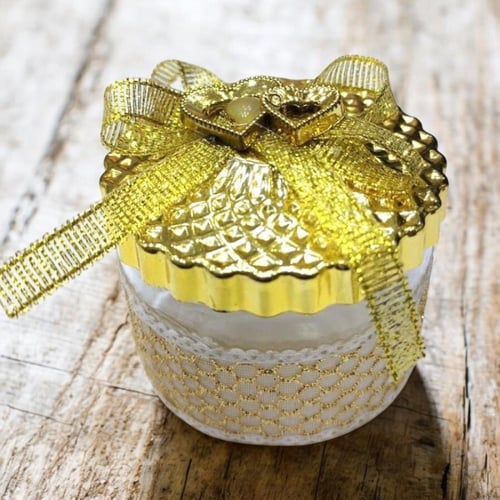 مجموعة (12) من علب توزيعات انيقة بتصميم دائري بالل...