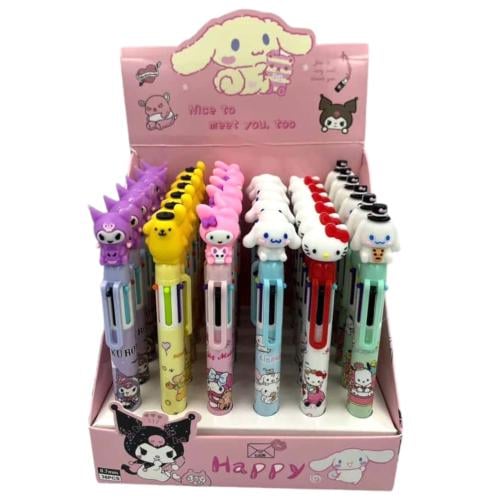 مجموعة 36 قلم بطابع طفولي على شكل شخصيات كرتونيه و...