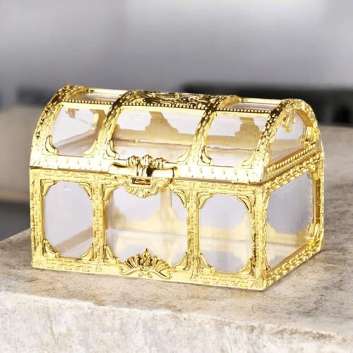 علب توزيعات اكريليك (12 قطعة) على شكل صندوق مجوهرا...