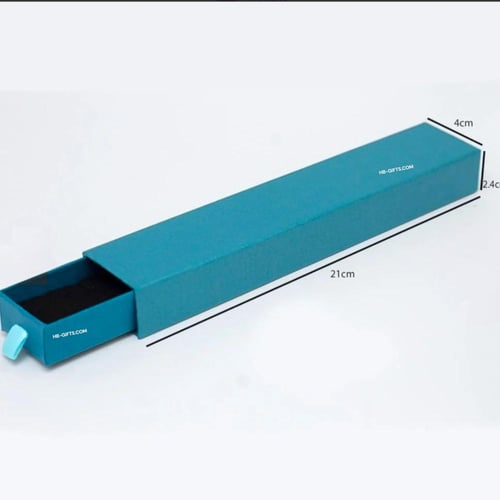 مجموعة (12) من علب هدايا انيقة للاقلام والسبح مصمم...