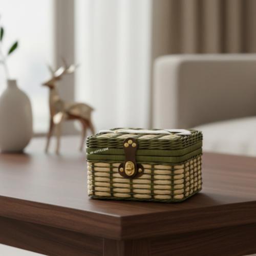 حقيبه خوص انيقة لتقديم الهدايا والتوزيعات - علب هد...