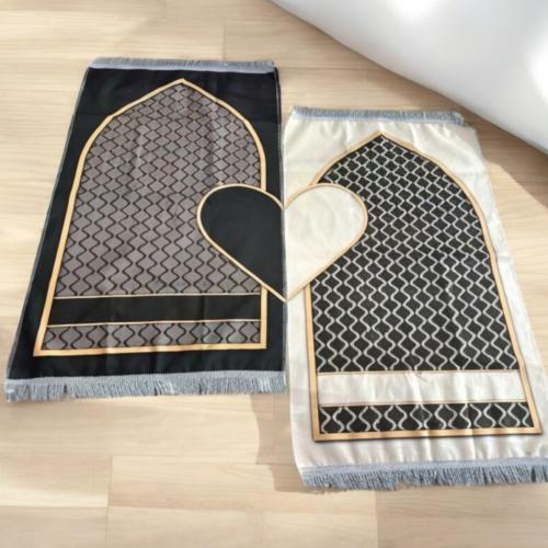 مجموعة من 12 قطعة من سجادة الصلاه بلونين للكابلزبم...