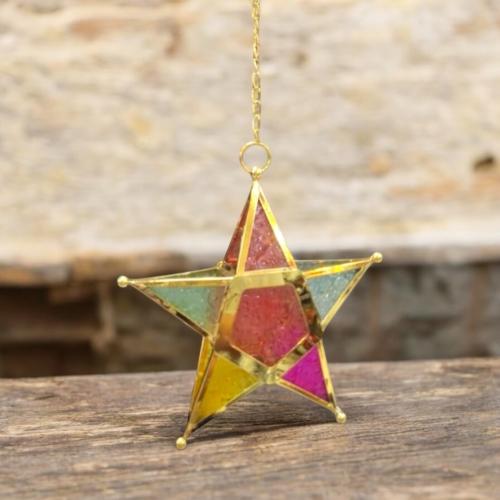 مجموعة من 12 قطعة من الفوانيس الرمضانية المعلقة ال...