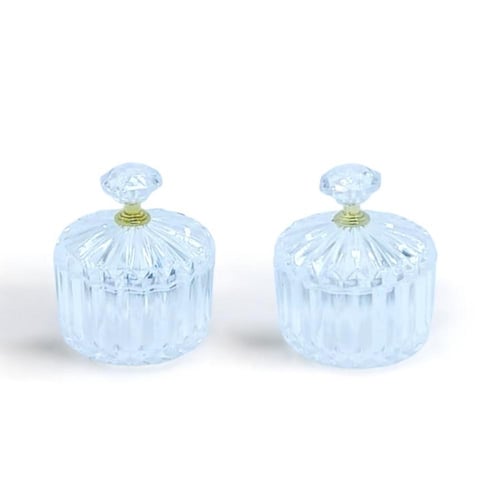 مجموعة (12) من علب توزيعات انيقة بتصميم دائري من ا...