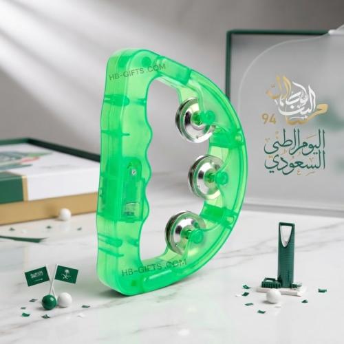 مجموعة (12) من دف موسيقي اخضر | توزيعات اليوم الوط...