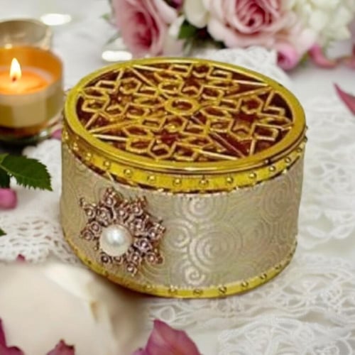 مجموعة من 12 قطعة من علب التعبئة بتصميم دائري انيق