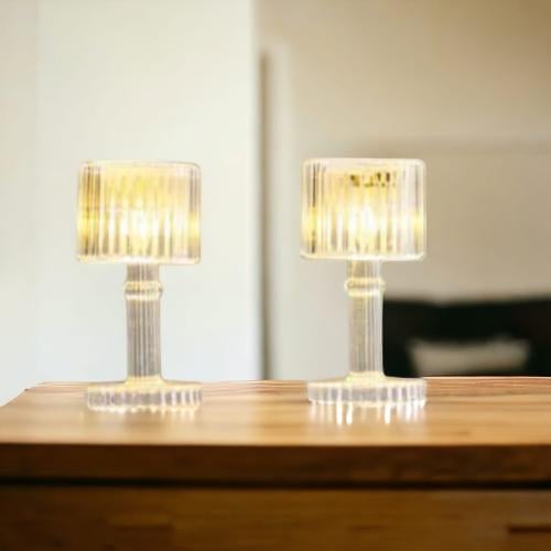 مجموعه 12 من ابجورة مضيئه ميني اكريليك