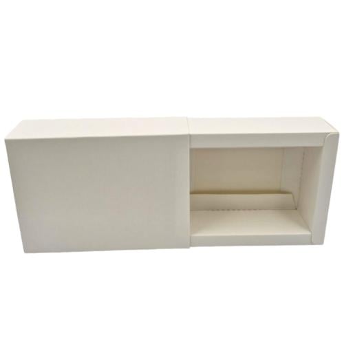 مجموعة 12 من علب توزيعات بشكل مستطيل لون بيج