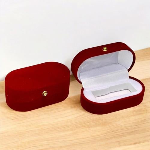 مجموعة 12 علب قطيفه لربع تولة مسك بيضاوي الشكل لون...