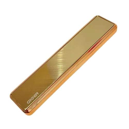 مبخرة إلكترونية بشكل فاخر (18 قطعة) بلون ذهبي مع ش...