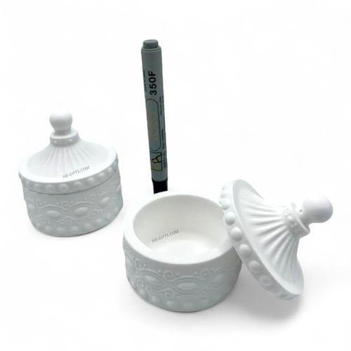 مجموعة (12) من علب سيراميك انيقة لتنسيق التوزيعات...