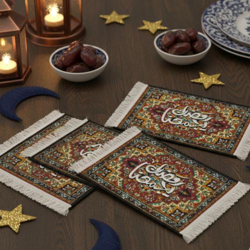 مجموعة (12) من كوسترات لتنسيق سفره وتوزيعات رمضان...