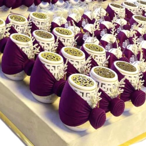 بكج توزيعات (24 قطعة) 12مباخر و 12 مرايات منسقة با...