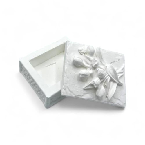 مجموعة (12) من توزيعات علب فخمة مع غطاء بشكل بوكيه...