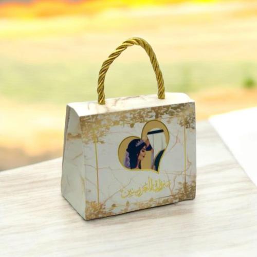 علب من الكرتون المقوى (12 قطعة) توزيعات زواج