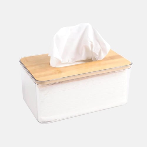 علب مناديل اكريليك (12 قطعة) بتصميم مستطيل الشكل و...