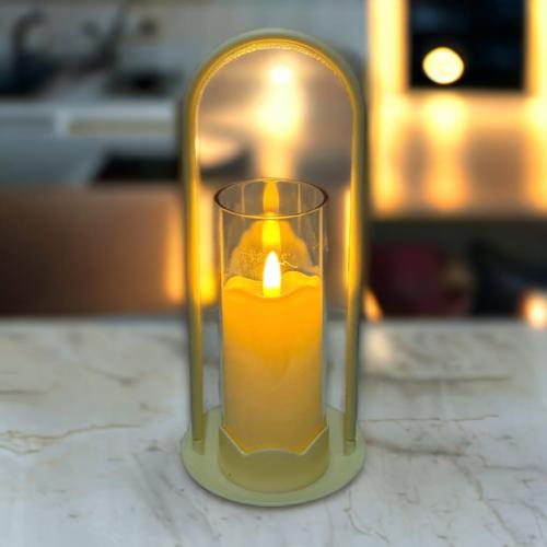 مجموعة 12 من شموع الأنيقة بدون لهب تعمل بالبطارية