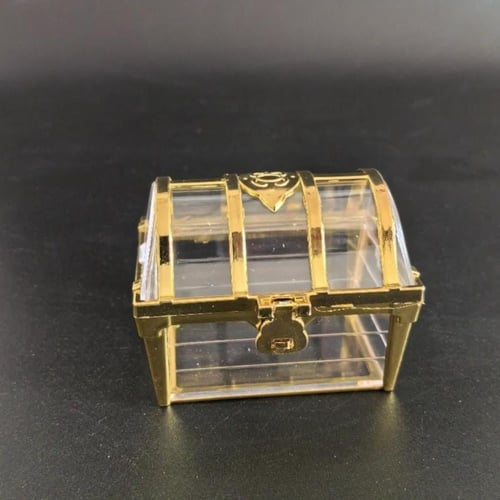 مجموعة من 12 قطعة من العلب الاكريليك الشفافة بشكل...