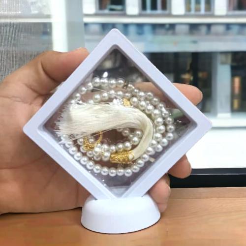 مجموعة 12 من برواز حافظة شفاف ومسبحة أنيقه مع قاعد...