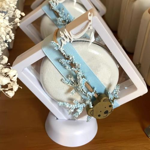 توزيعات براويز شفافه تحتوي مرايات بيضاء (12 قطعة)...