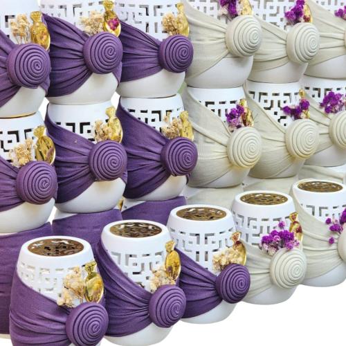 مجموعة 24 قطعه من توزيعات المباخر بالتنسيق اليابان...