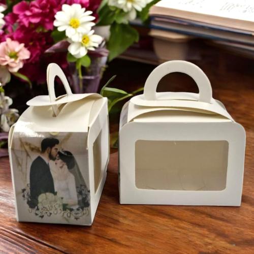 علب من الكرتون المقوى (12 قطعة) توزيعات زواج