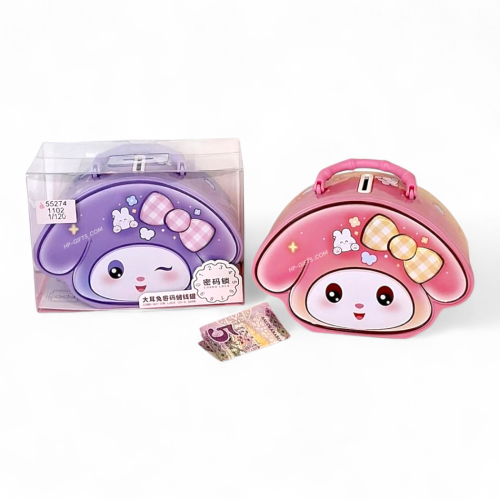 مجموعة (12) من حصالات معدنية للاطفال بتصميم شخصية...