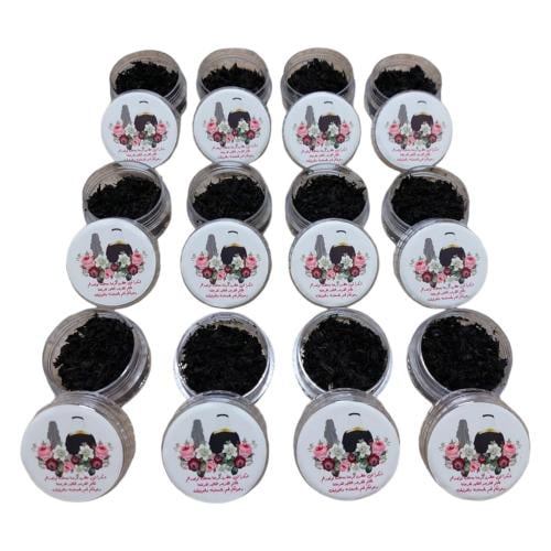 مجموعة 12 من توزيعات علب البخور بثيم عريس وعروسة