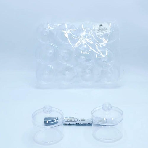 مجموعة (12) من علب توزيعات انيقة بتصميم دائري من ا...