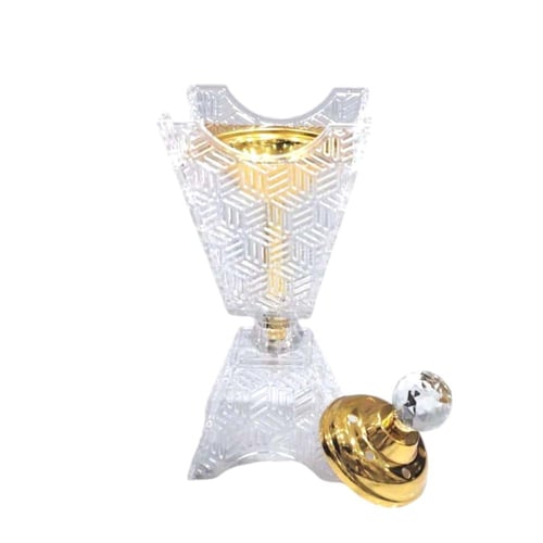 مباخر اكريليك (12 قطعة) بتصميم فريد وغطاء لامع من...