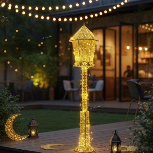 مصابيح اضاءة خارجية تعمل بالبطارية تناسب الحدائق و...