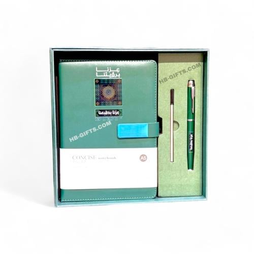 مجموعة (12) من توزيعات مكونة من ( دفتر - قلم - غيا...