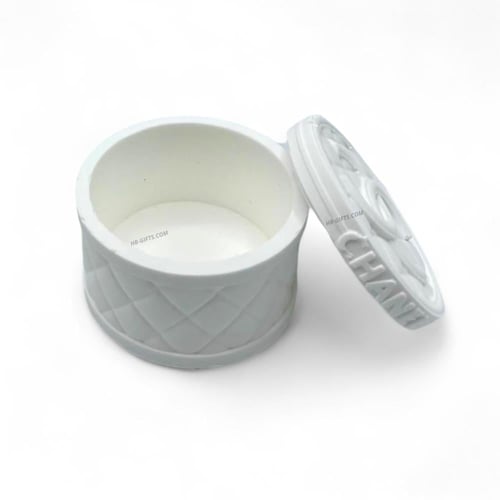 مجموعة (12) من توزيعات علب سيراميك فخمة باللون الا...