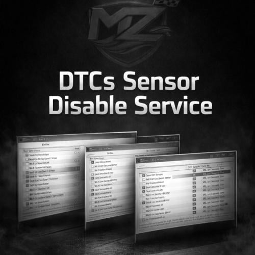 فتح الغاء حساسات DTCs