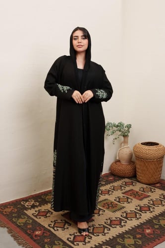 عباية سوداء موديل MR-006