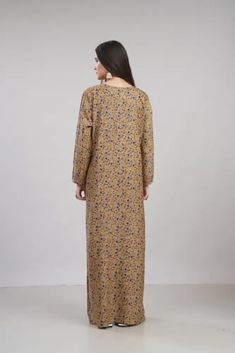 جلابية مخور اماراتي لون كموني موديل SX6-116