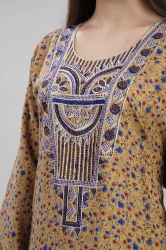 جلابية مخور اماراتي لون كموني موديل SX6-116