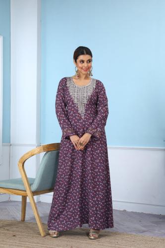 مخور اماراتي جامبو لون موف فاتح موديل SV5-053