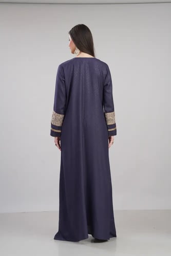 جلابية استقبال لون موف موديل WS6-143