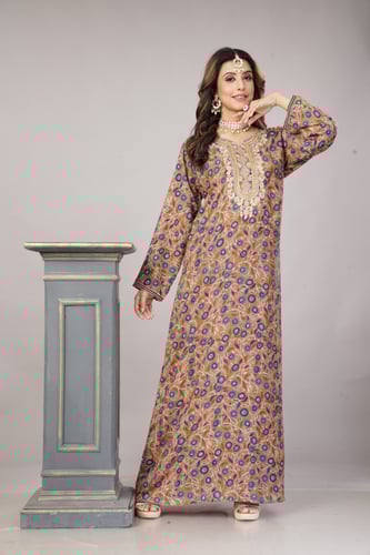 مخور اماراتي لون كموني بني فاتح موديل SX4-07