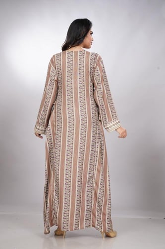 مخور اماراتي من الكشمير والقطن لون بيج موديل SX4-1...