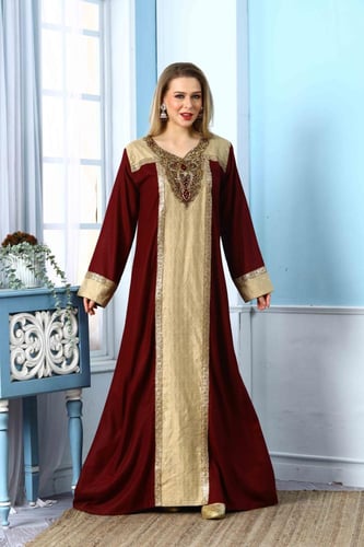 جلابية استقبال لون عودي موديل WS5-128