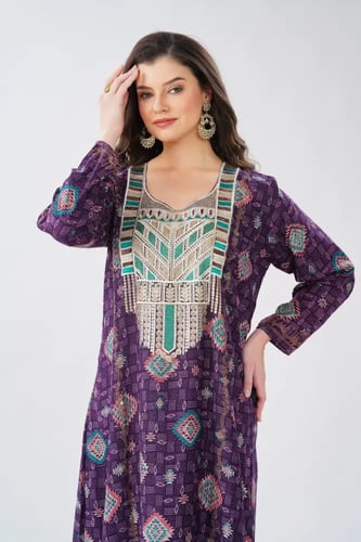 جلابية استايل مخور اماراتي موديل SX6-105