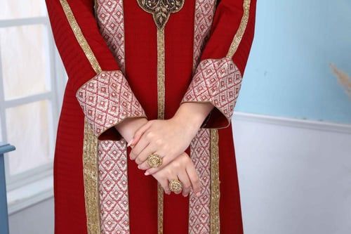 جلابية استقبال لون عودي موديل WS5-110