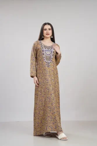 جلابية مخور اماراتي لون كموني موديل SX6-116