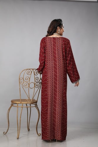 جلابية قطن ناعمه نيلي علي عودي موديل SQ4-80