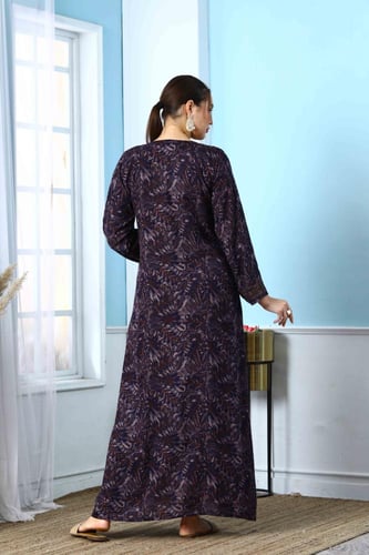 جلابية مخور اماراتي لون كحلي موديل SX5-50