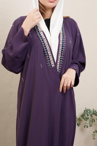 عباية مناسبات موف موديل MR-002